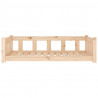 Cama para cães 105.5x75.5x28 cm madeira de pinho maciça 4