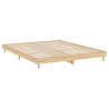 Estructura de cama madera contrachapada roble Sonoma 140x200 cm 5