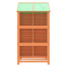 VidaXL Gaiola para pássaros 97x81x152 cm pinho maciço castanho 5