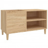 Mueble discos madera contrachapada roble sonoma 84.5x38x48 cm 2