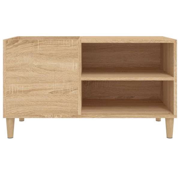 Mueble discos madera contrachapada roble sonoma 84.5x38x48 cm M 5