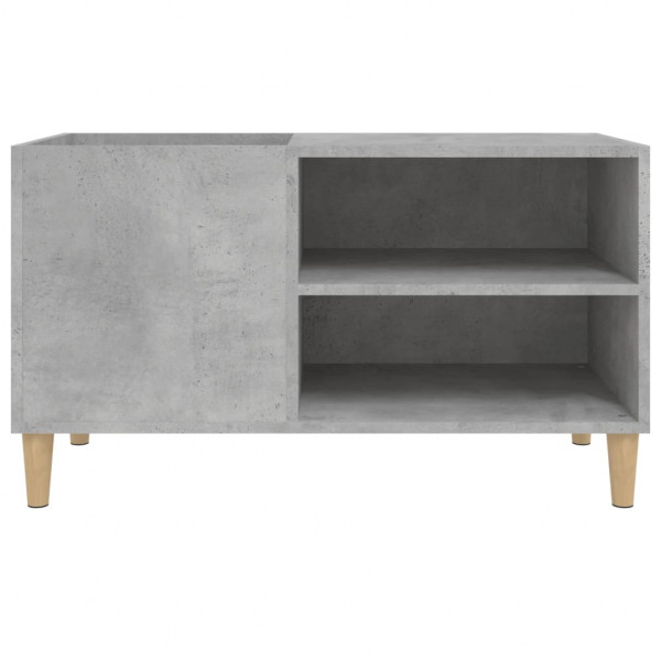 Mueble discos madera contrachapada gris hormigón 84.5x38x48 cm M 5