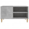 Mueble discos madera contrachapada gris hormigón 84.5x38x48 cm 5