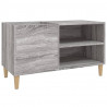 Mueble discos madera contrachapada gris sonoma 84.5x38x48 cm 2