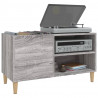 Mueble discos madera contrachapada gris sonoma 84.5x38x48 cm 4
