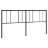 Cabeceira de cama 180 cm metal preto 2