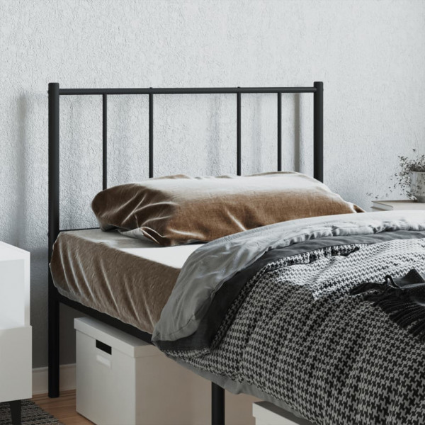 Cabeceira de cama 100 cm metal preto M 3