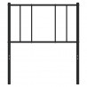 Cabeceira de cama 100 cm metal preto 4