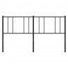 Cabecero de metal negro 193 cm 5