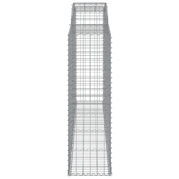 Cestas gaviones 2 uds forma de arco hierro 300x50x160/180 cm M 5