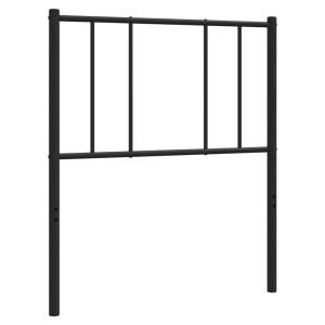 Cabeceira de cama 75 cm metal preto H