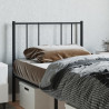 Cabeceira de cama 75 cm metal preto 3
