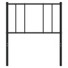 Cabeceira de cama 75 cm metal preto 4