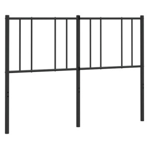 Cabecero de metal negro 120 cm H