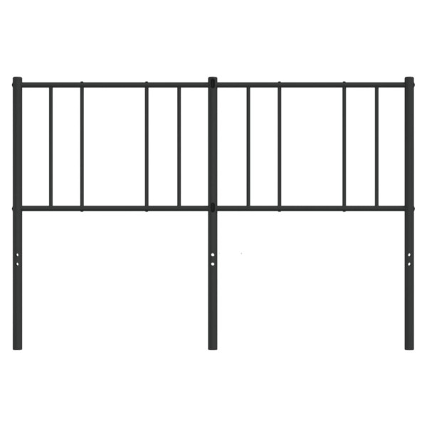 Cabecero de metal negro 120 cm M 5