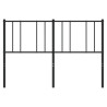Cabecero de metal negro 120 cm 5