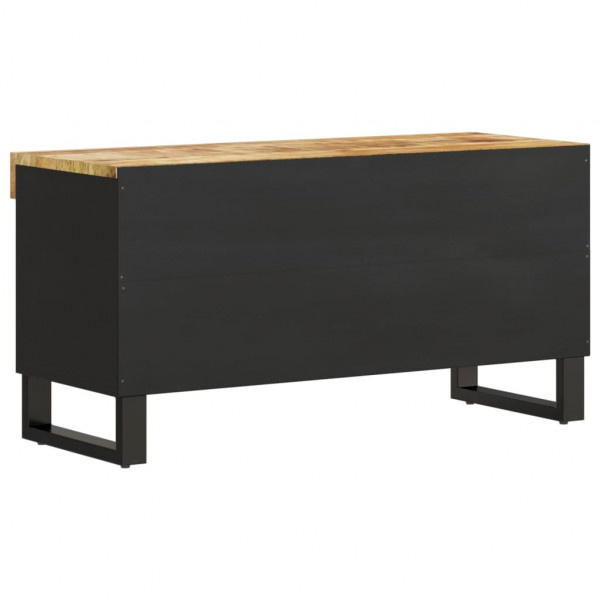 Mueble de TV madera maciza de mango 85x33x43.5 cm M 5