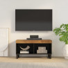 Mueble de TV madera maciza de mango 85x33x43.5 cm 1