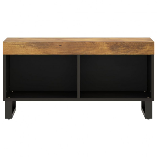 Mueble de TV madera maciza de mango 85x33x43.5 cm M 3
