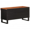 Mueble de TV madera maciza de acacia 85x33x43.5 cm 5