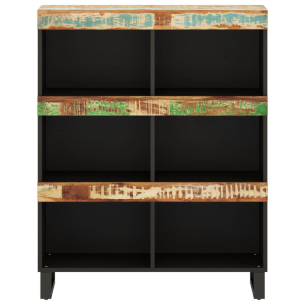 Armario auxiliar madera maciza reciclada 85x33x107 cm M 3