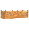 Jardinera arriate madera maciza acacia 160x60x44 cm 2