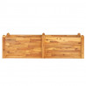 Jardinera arriate madera maciza acacia 160x60x44 cm 3