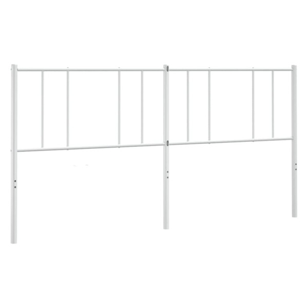Cabeceira de cama 180 cm metal branco M 2