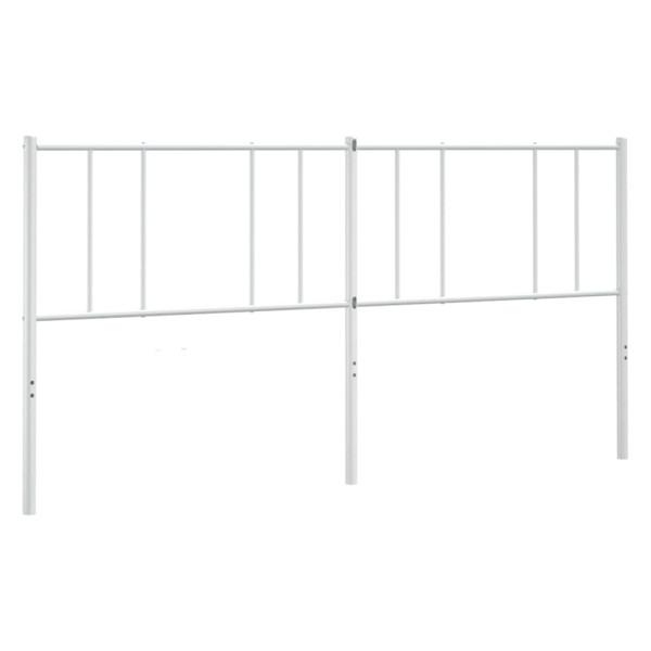 Cabeceira de cama 200 cm metal branco M 2