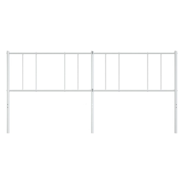 Cabeceira de cama 200 cm metal branco M 4