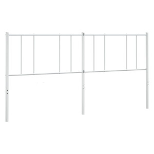 Cabeceira de cama 193 cm metal branco H