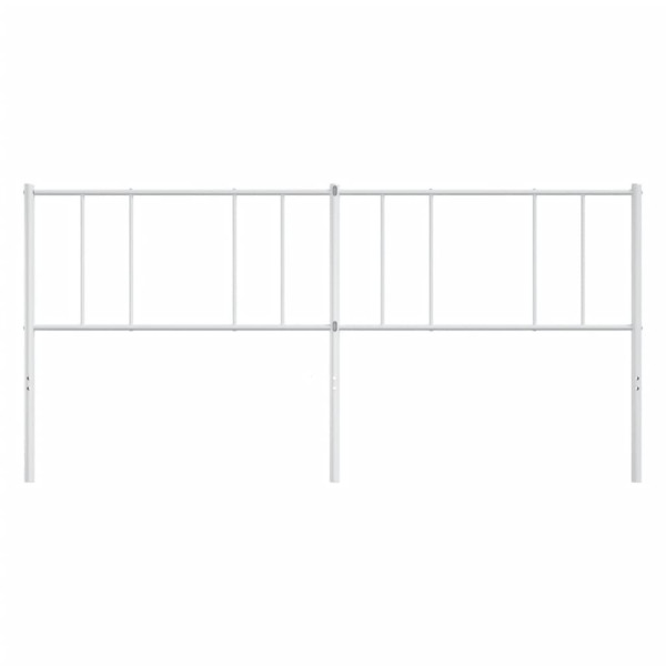 Cabecero de metal blanco 193 cm M 4