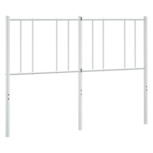 Cabeceira de cama 120 cm metal branco H