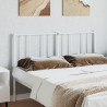 Cabeceira de cama 120 cm metal branco 3