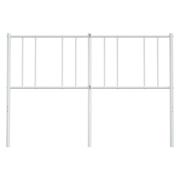 Cabecero de metal blanco 120 cm M 4
