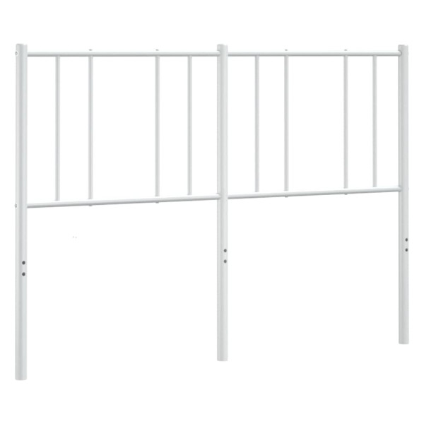 Cabeceira de cama 120 cm metal branco M 5