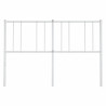 Cabeceira de cama 160 cm metal branco 4