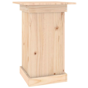 Soporte para plantas madera maciza de pino 40x40x60 cm H