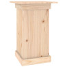 Soporte para plantas madera maciza de pino 40x40x60 cm 2