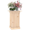 Soporte para plantas madera maciza de pino 40x40x60 cm 4