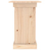 Soporte para plantas madera maciza de pino 40x40x60 cm 5
