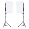 Kit de estudio fotográfico con set de luces y fondo 2