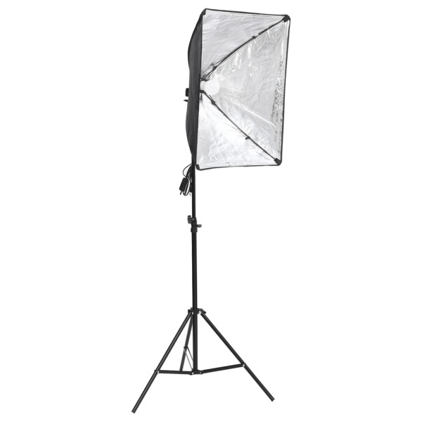 Kit iluminación de estudio fotográfico con fondos y softboxes M 3
