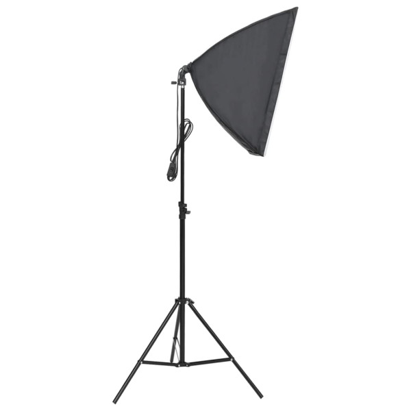 Kit de iluminação para estúdio com fundos e softboxes M 4