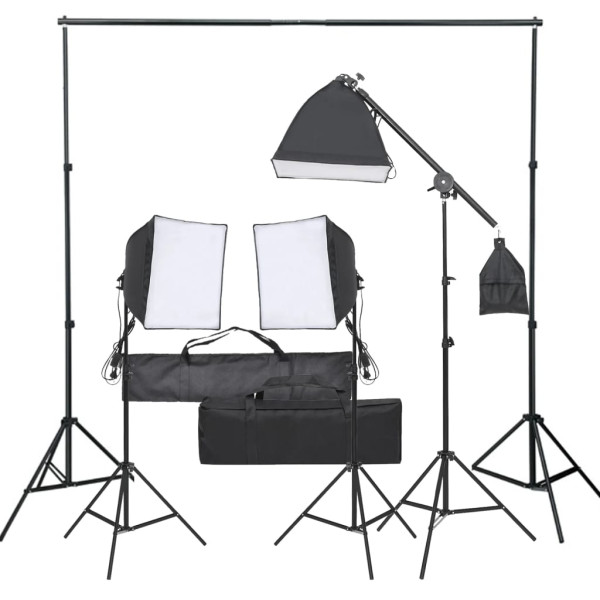 Kit de estudio fotográfico con set de luces D