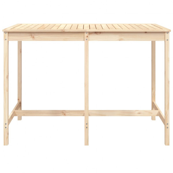 Mesa de jardín madera maciza de pino 159.5x82.5x110 cmcm M 4