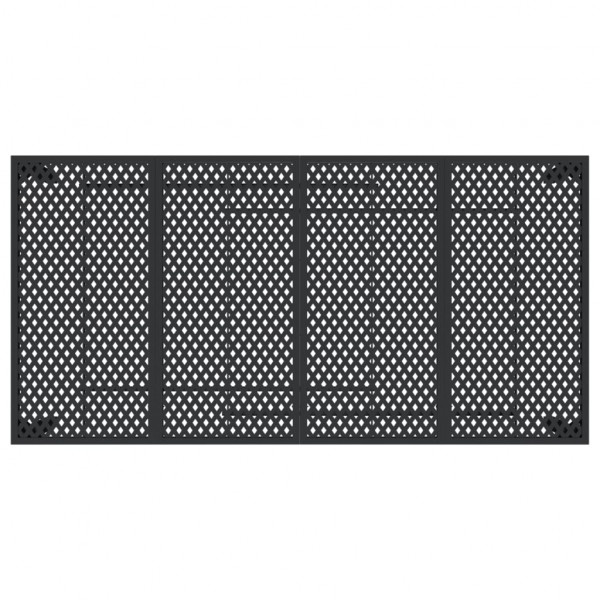 Mesa de jardim 200x100x72 cm aço antracite M 5