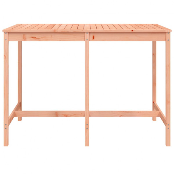 Mesa de jardín madera maciza Douglas 159.5x82.5x110 cm M 4