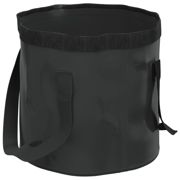 Baldes dobráveis 2 pcs 20 L PVC preto M 3