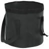 Cubos plegables 2 unidades PVC negro 20 L 3